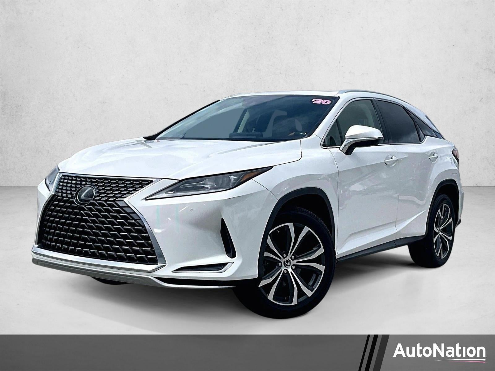 2020 Lexus RX 350 in White — front three-quarter view