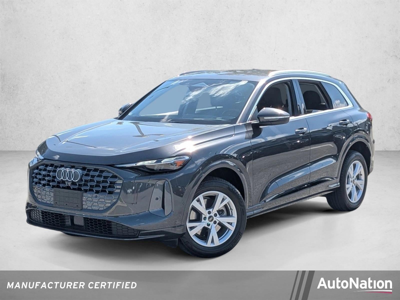 2025 Audi Q5 Premium 2.0 TFSI quattro in Tambora Gray Metallic — front three-quarter view