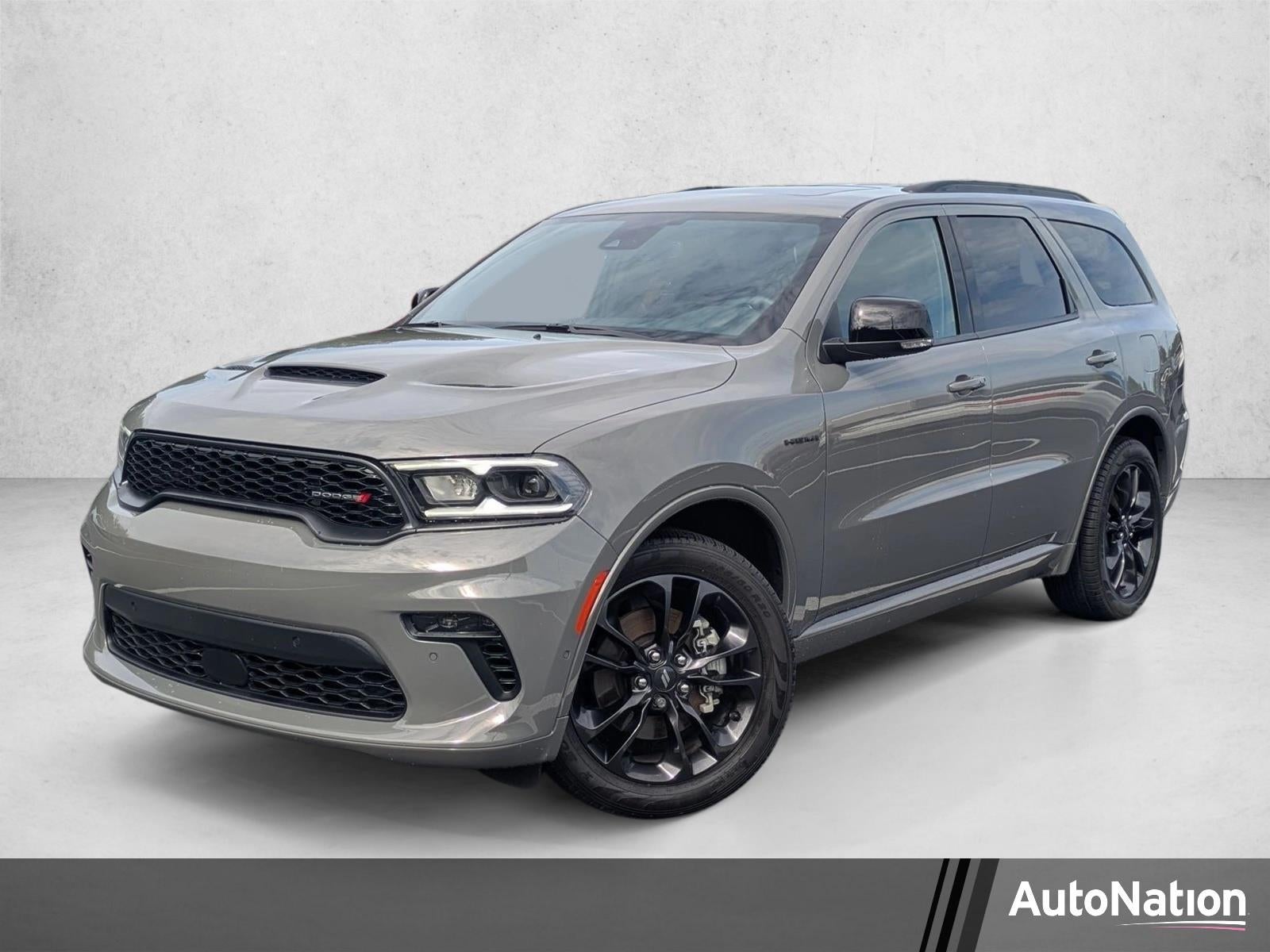 2023 Dodge Durango R/T Plus RWD in Destroyer Gray Clearcoat — front three-quarter view