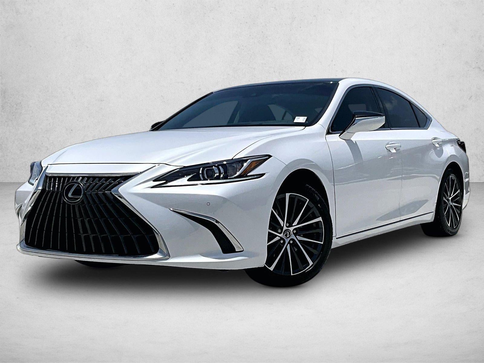 2024 Lexus ES 350 FWD in Eminent White Pearl — front three-quarter view