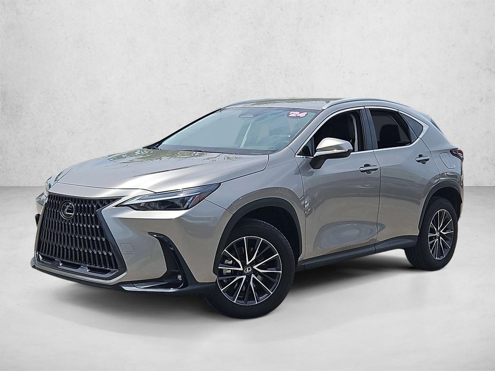 2024 Lexus NX 250 FWD in Atomic Silver — front three-quarter view
